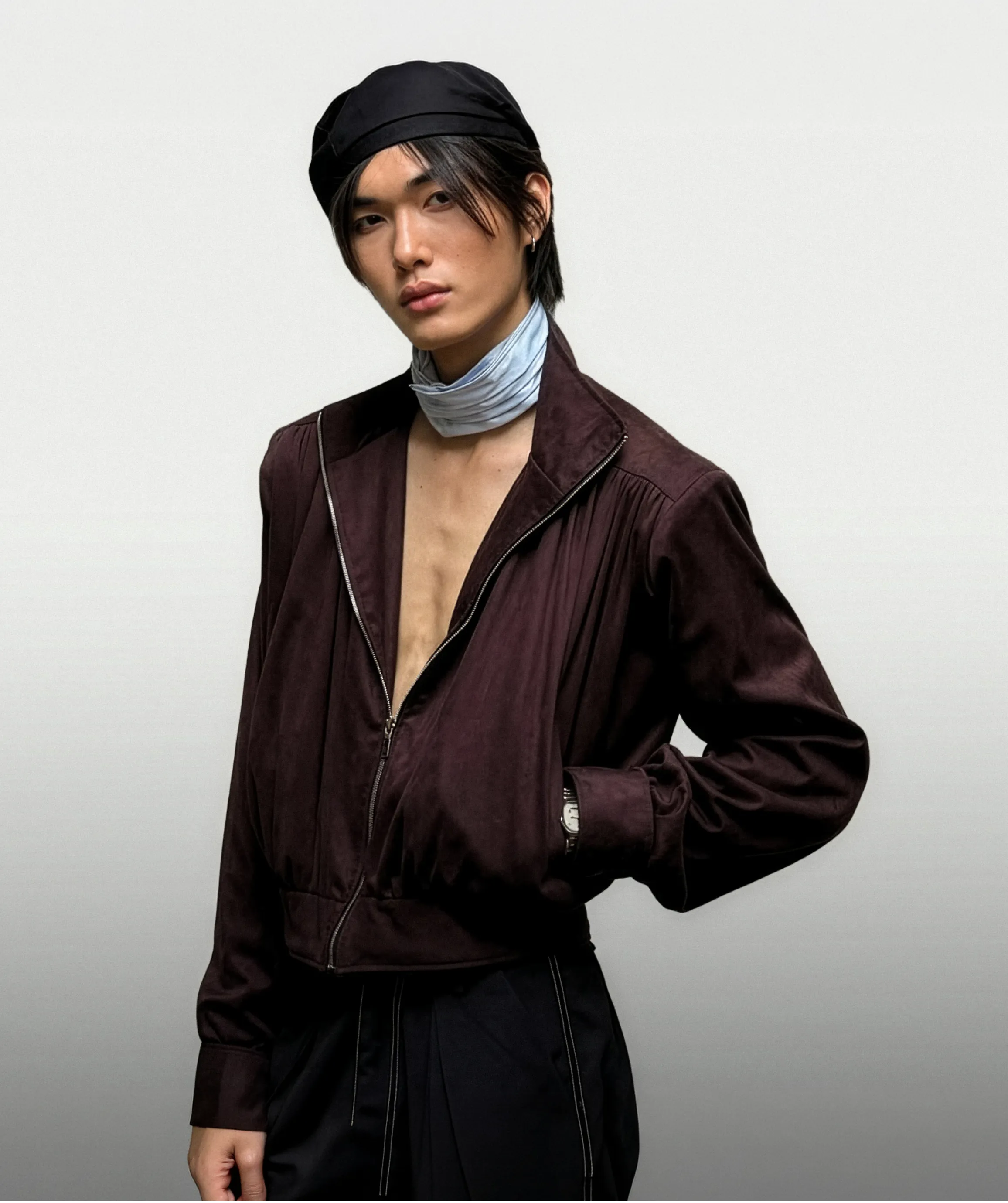 THE CROPPED SUEDE JACKET