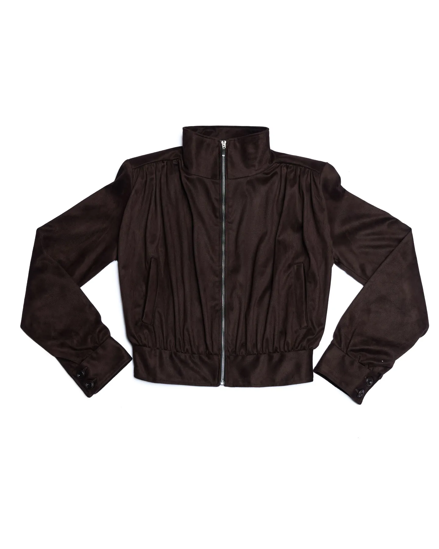 THE CROPPED SUEDE JACKET