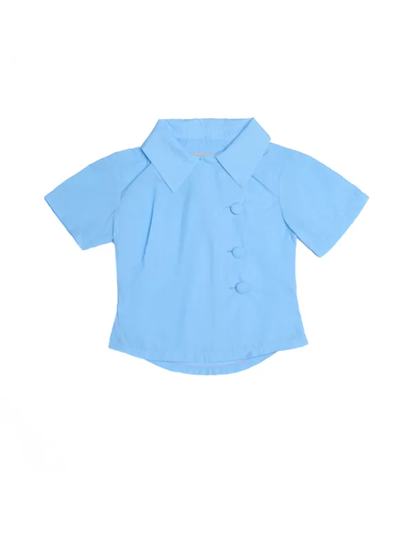 SKY BUTTON SHIRT