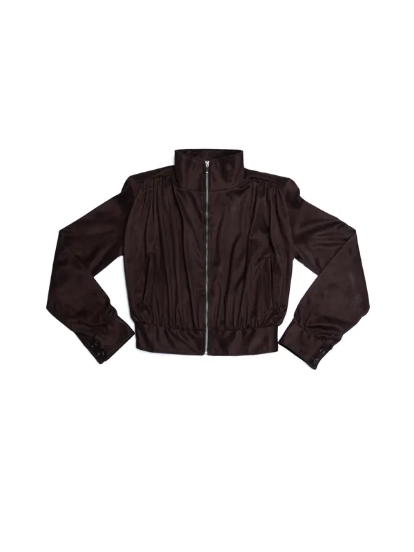 THE CROPPED SUEDE JACKET